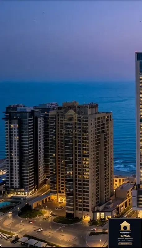 1-Bedroom Luxury Apartment (Sea Facing, 1 Bath, Suite 3) at Coral Towers For Sale in DHA Phase 8 Karachi — Photograph 2