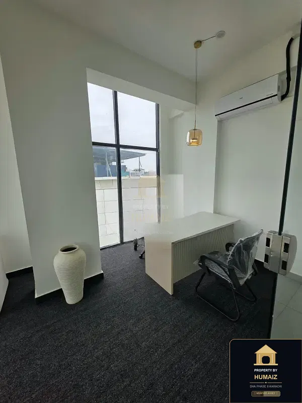 200 Sq. Yd. Corporate Office Space (Corner, 1 Bath, Unit 4) on Al-Murtaza Commercial For Rent in DHA Phase 8 Karachi — Property by Humaiz Architectural Asset
