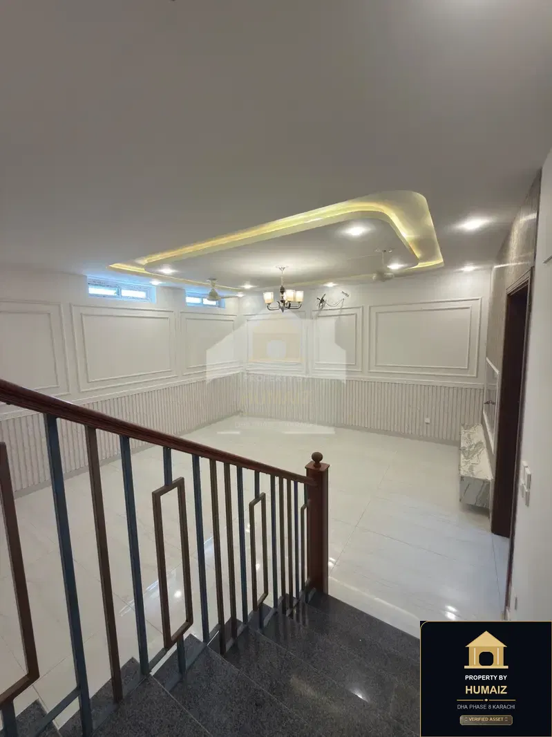 100 Sq. Yd. 5-Bedroom Luxury Villa (West Open, 4 Bath, Residence 3) in DHA Phase 8 For Sale in DHA Phase 8 Karachi — Property by Humaiz Architectural Asset