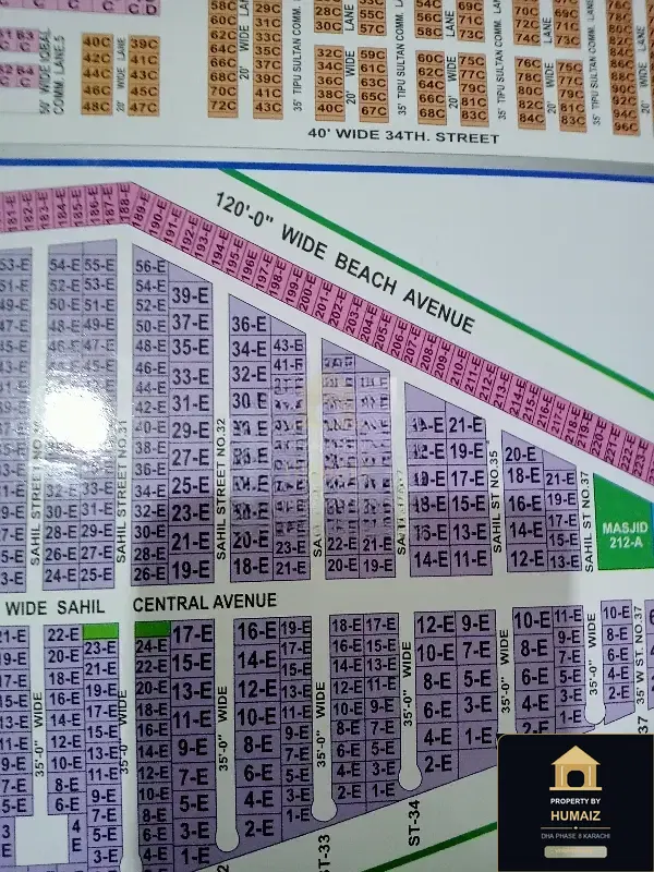 300 Sq. Yd. Residential Plot (Parcel 30) in Khayaban-e-Sahil For Sale in DHA Phase 8 Karachi — Property by Humaiz Architectural Asset
