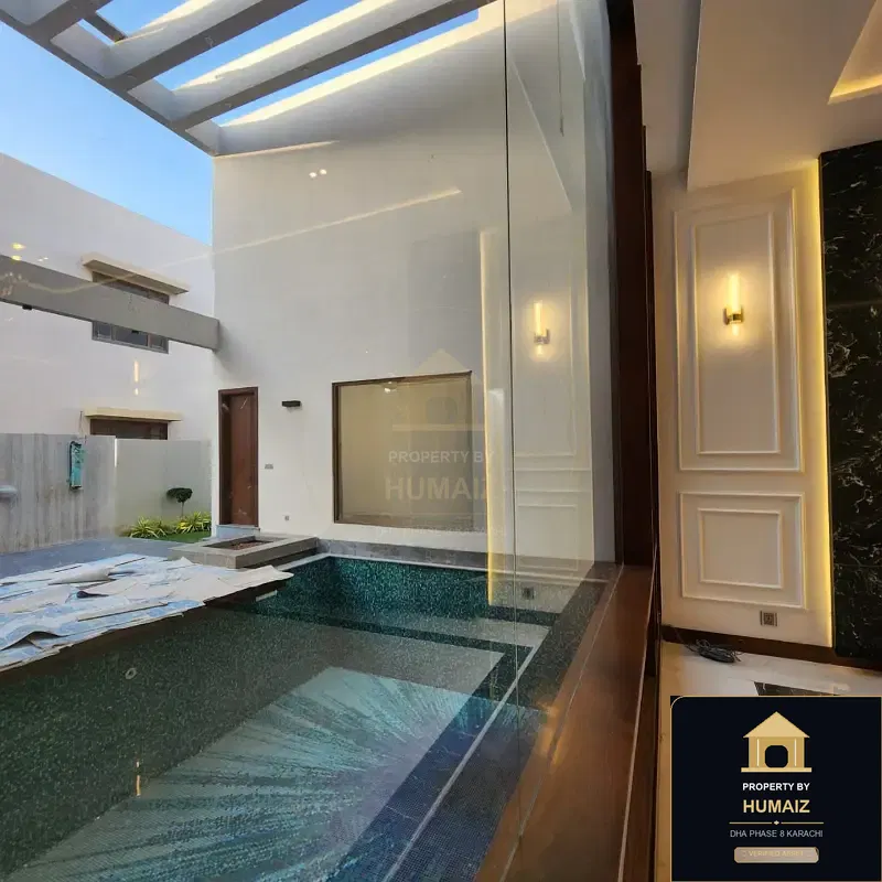 1,000 Sq. Yd. 6-Bedroom Luxury Villa (Private Pool, 7 Bath, Residence 3) in Zone A For Sale in DHA Phase 8 Karachi — Photograph 16