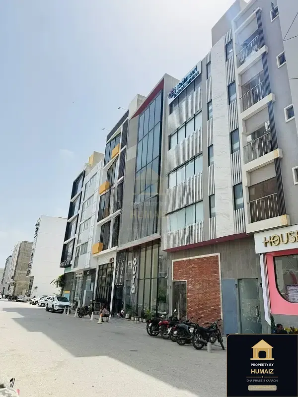 47 Sq. Yd. Commercial Retail Shop on Zulfiqar Commercial For Rent in DHA Phase 8 Karachi — Property by Humaiz Architectural Asset