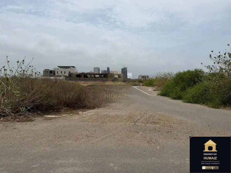 666 Sq. Yd. Residential Plot (Boulevard Facing, Parcel 5) in DHA Phase 8 For Sale in DHA Phase 8 Karachi — Property by Humaiz Architectural Asset