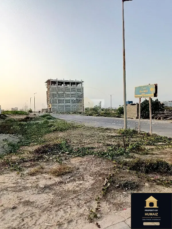 100 Sq. Yd. Commercial Plot (Corner, Parcel 1) in Phase 8 Extension For Sale in DHA Phase 8 Karachi — Photograph 9
