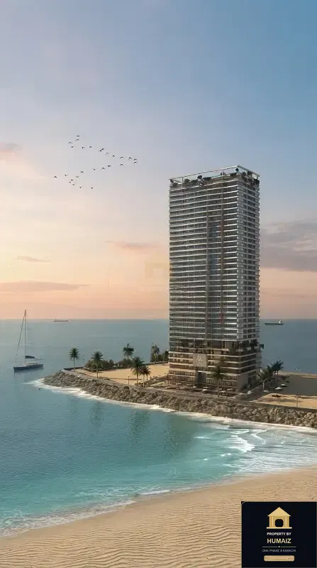 1-Bedroom Luxury Apartment (Sea Facing, 2 Bath, Suite 68) at HMR Waterfront For Sale in DHA Phase 8 Karachi — Photograph 2