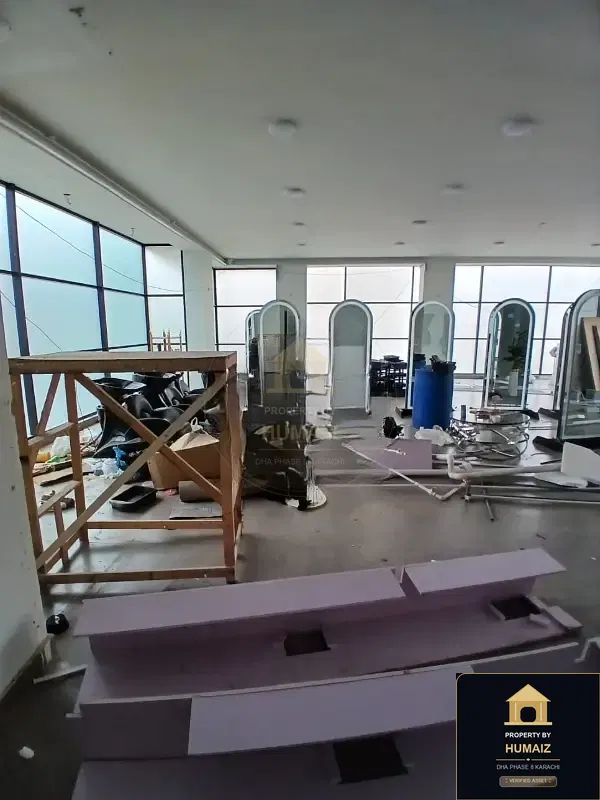 244 Sq. Yd. Corporate Office Space (Corner, Unit 1) on Al-Murtaza Commercial For Rent in DHA Phase 8 Karachi — Property by Humaiz Architectural Asset