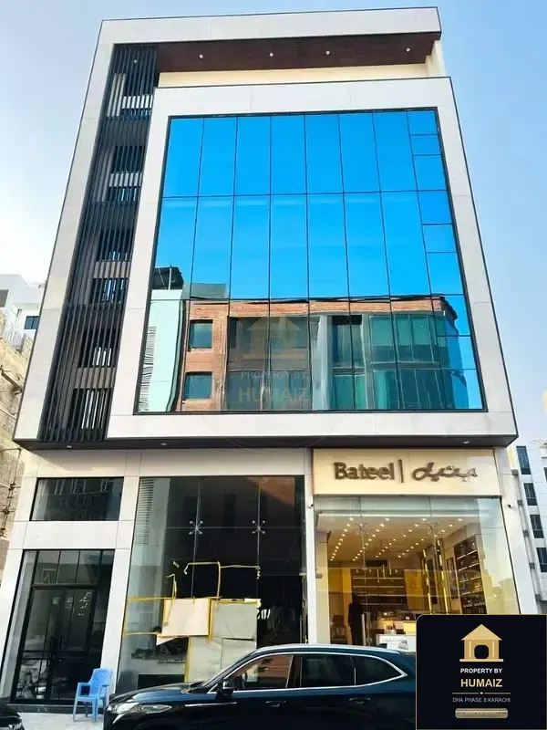 222 Sq. Yd. Corporate Office Space (Brand New, Unit 11) on Al-Murtaza Commercial For Rent in DHA Phase 8 Karachi — Property by Humaiz Architectural Asset