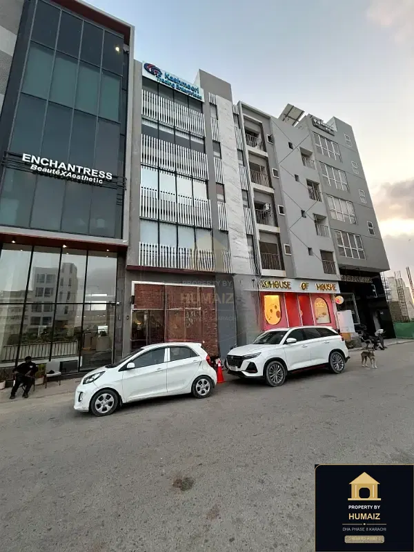 83 Sq. Yd. Commercial Retail Shop (Basement, 1 Bath, Unit 2) on Zulfiqar Commercial For Rent in DHA Phase 8 Karachi — Property by Humaiz Architectural Asset