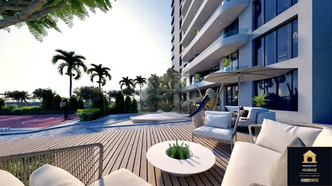 122 Sq. Yd. 1-Bedroom Luxury Villa at HMR Waterfront For Sale in DHA Phase 8 Karachi — Photograph 18