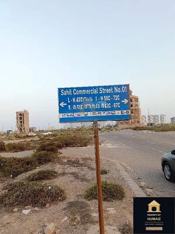 100 Sq. Yd. Commercial Plot (Corner, Parcel 1) in Phase 8 Extension For Sale in DHA Phase 8 Karachi — Photograph 6