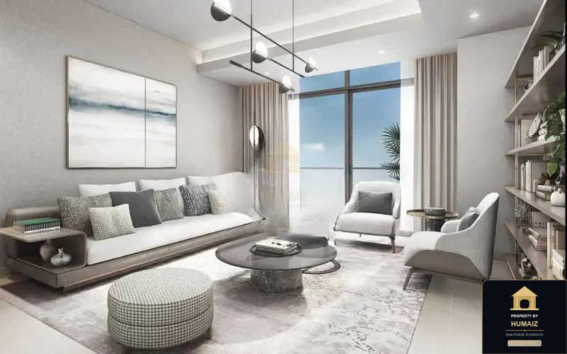 2-Bedroom Luxury Apartment (Sea Facing, 2 Bath, Suite 51) at HMR Waterfront For Sale in DHA Phase 8 Karachi — Photograph 23