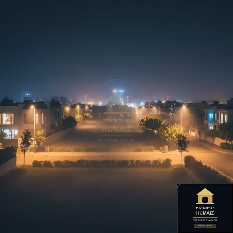 500 Sq. Yd. Residential Plot (Boulevard Facing, Parcel 8) in Zone B For Sale in DHA Phase 8 Karachi — Property by Humaiz Architectural Asset