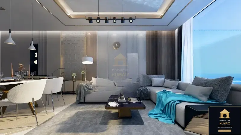 1-Bedroom Luxury Apartment (Sea Facing, 1 Bath, Suite 83) at HMR Waterfront For Sale in DHA Phase 8 Karachi — Photograph 6