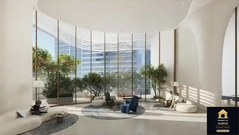 1-Bedroom Luxury Apartment (Private Pool, 1 Bath, Suite 5) at Tower A For Sale in DHA Phase 8 Karachi — Photograph 4
