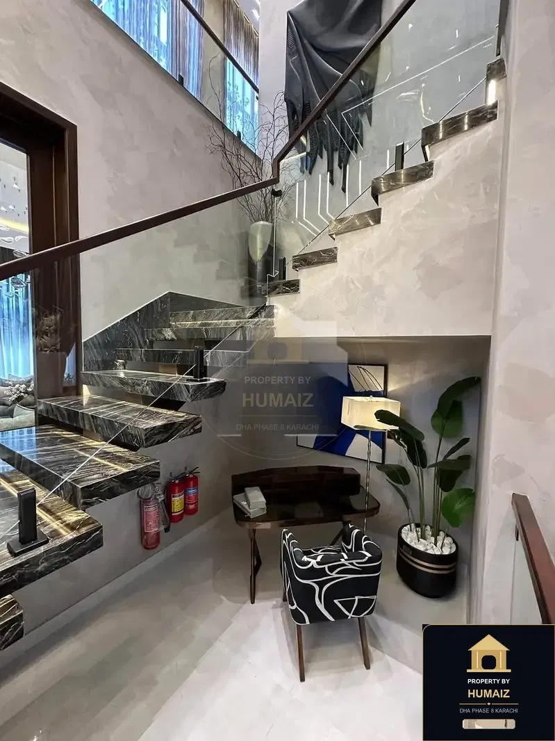 500 Sq. Yd. 5-Bedroom Luxury Villa (Basement, 6 Bath, Residence 2) in Zone A For Rent in DHA Phase 8 Karachi — Photograph 11