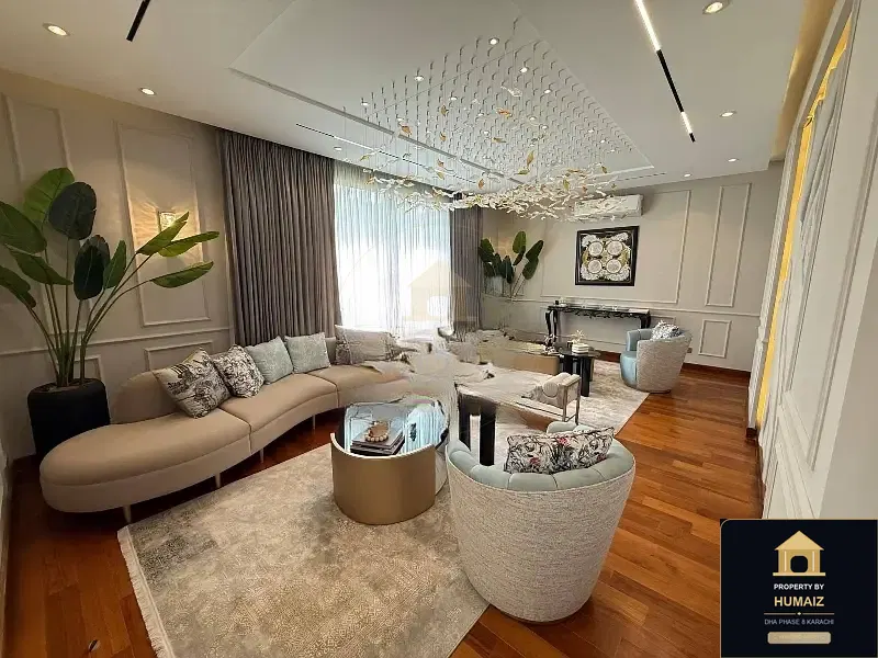 1,000 Sq. Yd. 6-Bedroom Luxury Villa (6 Bath, Residence 10) in DHA Phase 8 For Rent in DHA Phase 8 Karachi — Property by Humaiz Architectural Asset