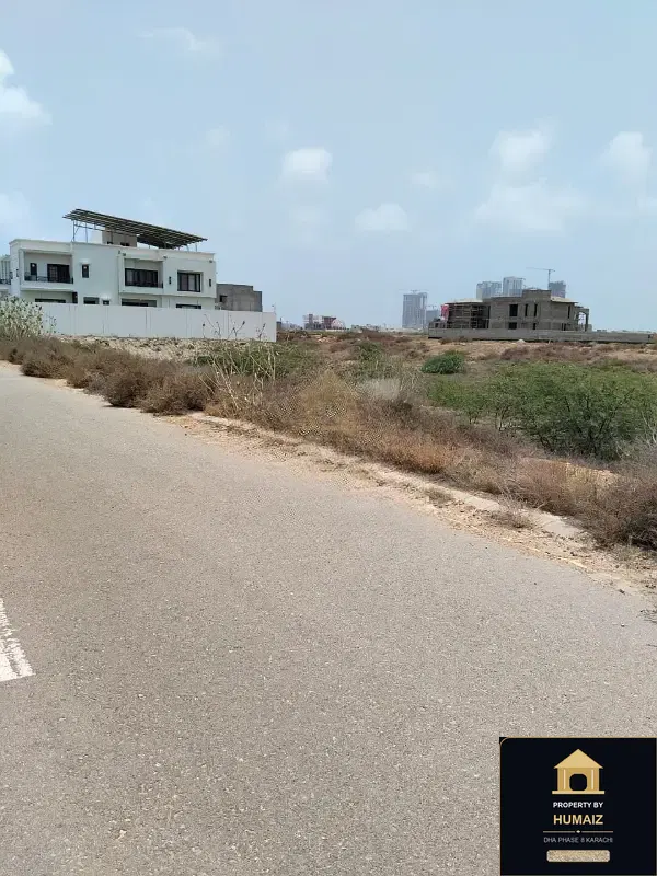 1,000 Sq. Yd. Residential Plot (West Open, Parcel 4) in Zone D For Sale in DHA Phase 8 Karachi — Property by Humaiz Architectural Asset