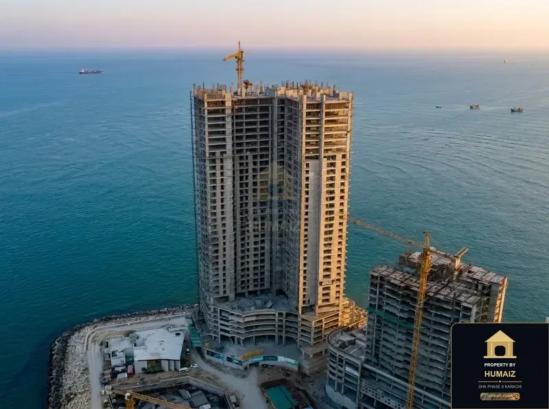 2-Bedroom Luxury Apartment (Sea Facing, 2 Bath, Suite 52) at HMR Waterfront For Sale in DHA Phase 8 Karachi — Property by Humaiz Architectural Asset