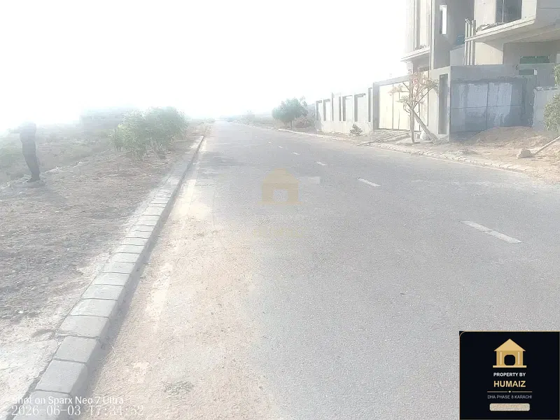 500 Sq. Yd. Residential Plot (West Open, Parcel 9) in Zone B For Sale in DHA Phase 8 Karachi — Photograph 2