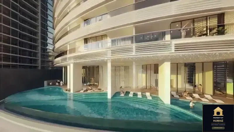 1-Bedroom Luxury Apartment (Sea Facing, 1 Bath, Suite 4) at Tower A For Sale in DHA Phase 8 Karachi — Photograph 10