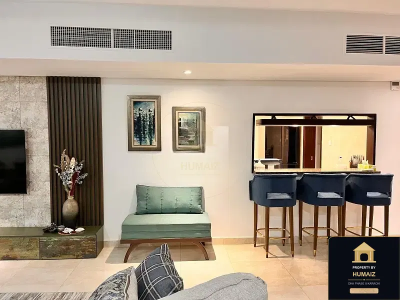 3-Bedroom Luxury Apartment (Sea Facing, 4 Bath, Suite 28) at Pearl Towers For Rent in DHA Phase 8 Karachi — Photograph 8
