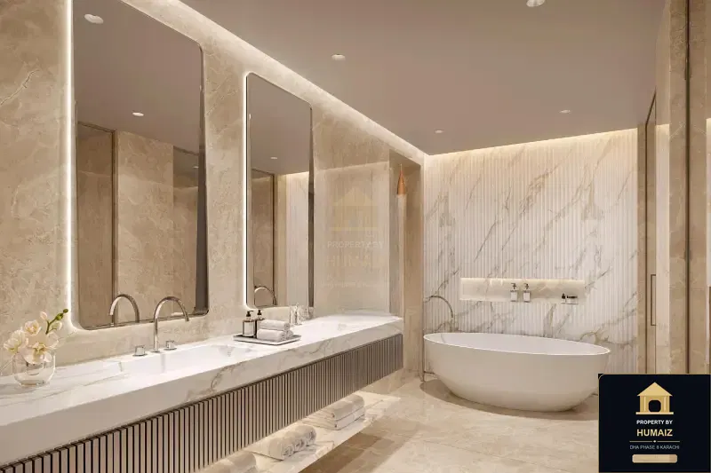 4-Bedroom Luxury Apartment (Sea Facing, 4 Bath, Suite 12) at Coral Towers For Sale in DHA Phase 8 Karachi — Photograph 13