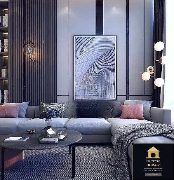1-Bedroom Luxury Apartment (Sea Facing, 2 Bath, Suite 53) at HMR Waterfront For Sale in DHA Phase 8 Karachi — Photograph 6