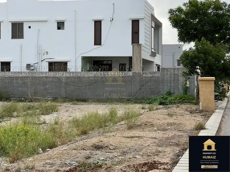 500 Sq. Yd. Residential Plot (West Open, Parcel 17) in Khayaban-e-Shujaat For Sale in DHA Phase 8 Karachi — Property by Humaiz Architectural Asset