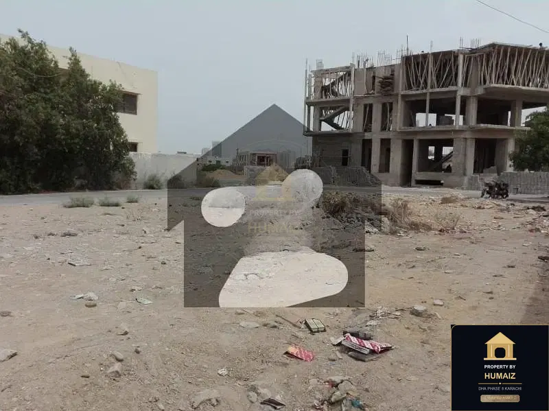1,000 Sq. Yd. Residential Plot (West Open, Parcel 23) in Zone E For Sale in DHA Phase 8 Karachi — Property by Humaiz Architectural Asset