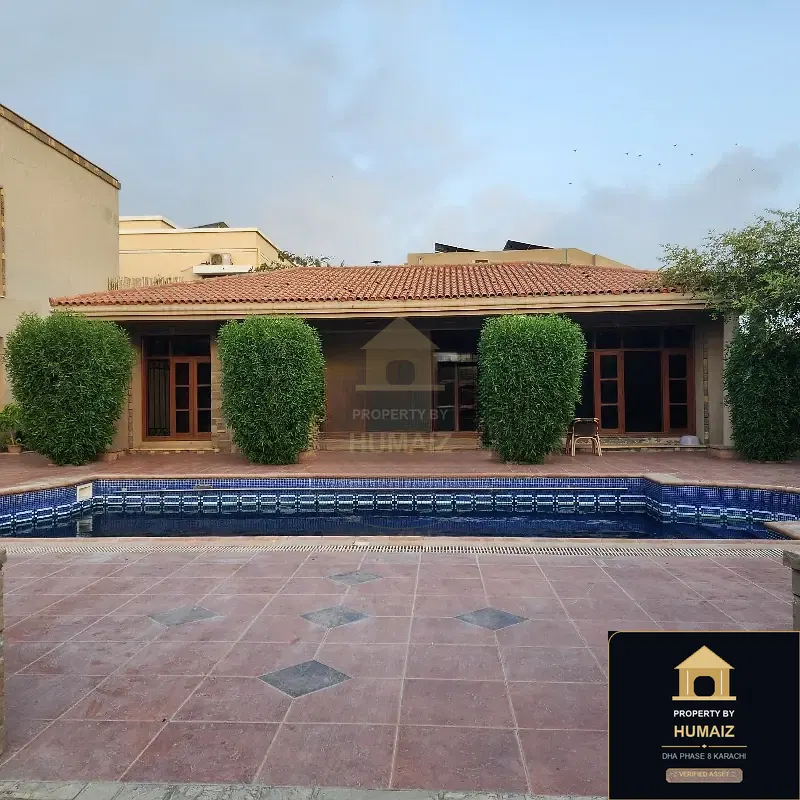2,000 Sq. Yd. 7-Bedroom Luxury Villa in Khayaban-e-Tariq For Sale in DHA Phase 8 Karachi — Property by Humaiz Architectural Asset