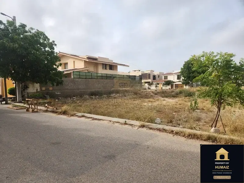 500 Sq. Yd. Residential Plot (West Open, Parcel 3) in Zone A For Sale in DHA Phase 8 Karachi — Property by Humaiz Architectural Asset