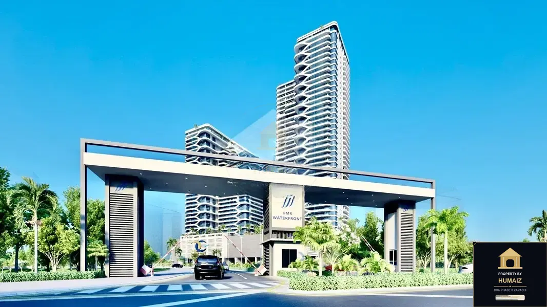3-Bedroom Luxury Apartment (Corner, 5 Bath, Suite 8) at HMR Waterfront For Sale in DHA Phase 8 Karachi — Photograph 3