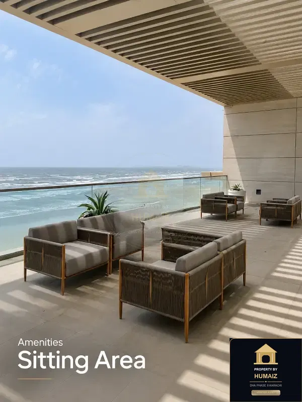 2-Bedroom Luxury Apartment (Sea Facing, 3 Bath, Suite 26) at The Views For Rent in DHA Phase 8 Karachi — Photograph 3
