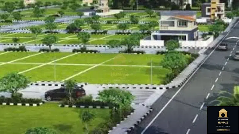 2,000 Sq. Yd. Residential Plot (West Open, Parcel 2) in DHA Phase 8 For Sale in DHA Phase 8 Karachi — Property by Humaiz Architectural Asset