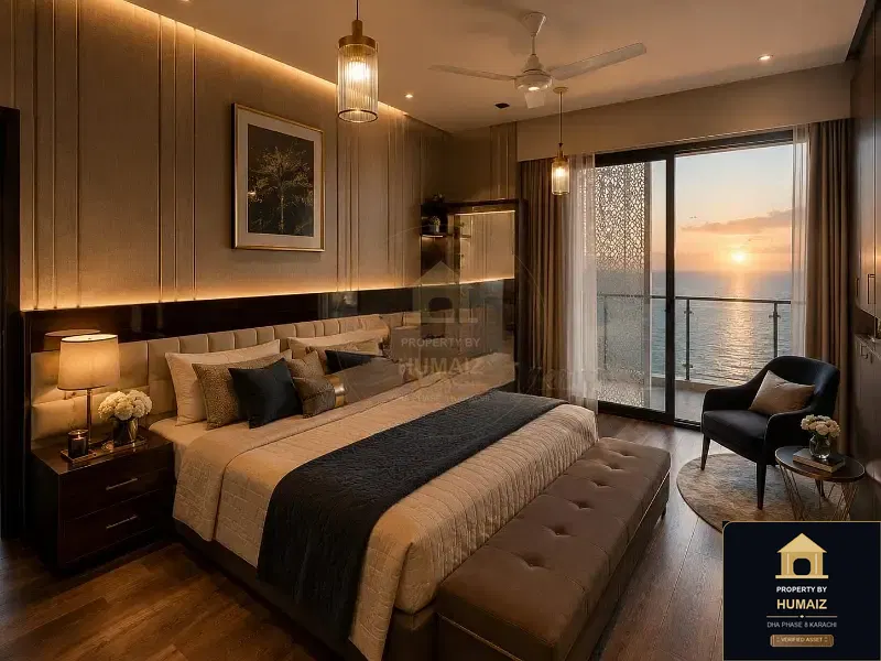 2-Bedroom Luxury Apartment (Sea Facing, 2 Bath, Suite 33) at Coral Towers For Sale in DHA Phase 8 Karachi — Photograph 5
