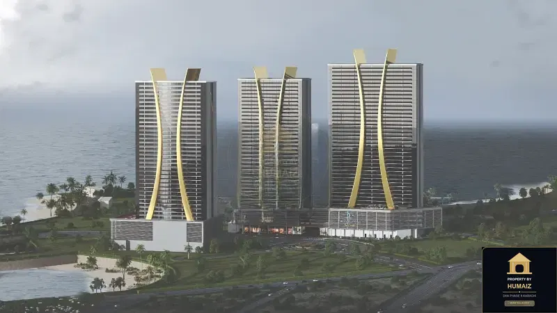 1-Bedroom Luxury Apartment (Sea Facing, 1 Bath, Suite 12) at HMR Waterfront For Sale in DHA Phase 8 Karachi — Photograph 16