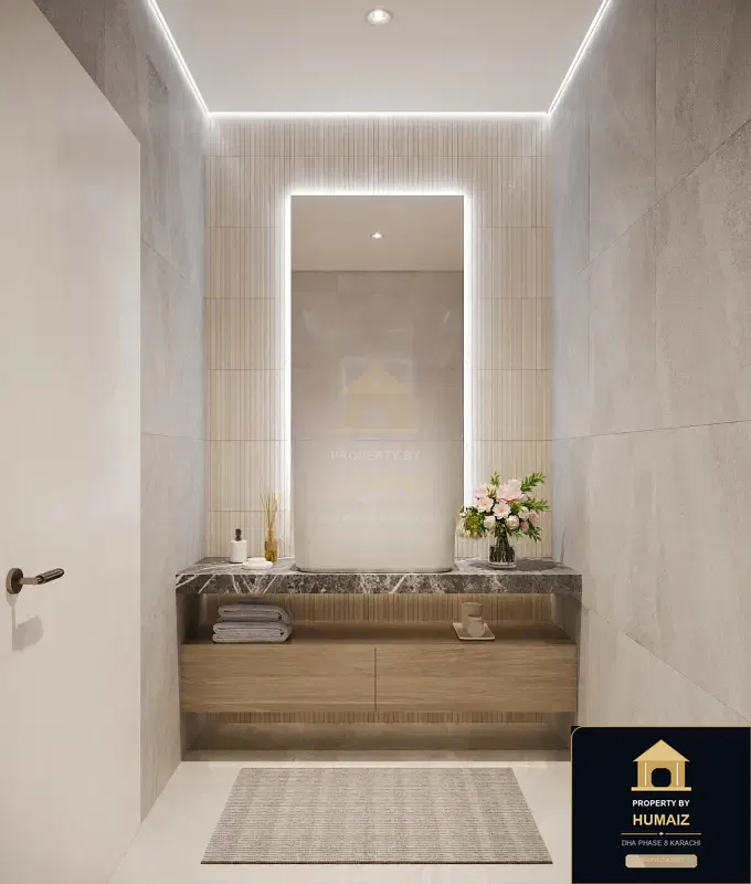 3-Bedroom Luxury Apartment (Private Pool, 3 Bath, Suite 10) at Reef Towers For Sale in DHA Phase 8 Karachi — Photograph 9