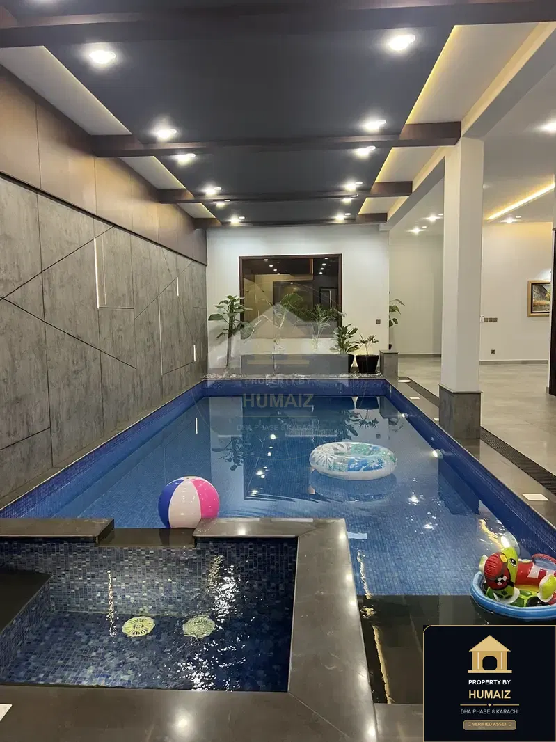 500 Sq. Yd. 6-Bedroom Luxury Villa (Private Pool, 6 Bath, Residence 4) at Creek Vistas For Sale in DHA Phase 8 Karachi — Photograph 33