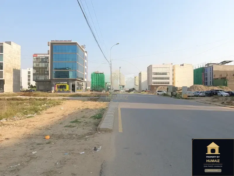 200 Sq. Yd. Commercial Plot (Boulevard Facing, Parcel 14) on Al-Murtaza Commercial For Sale in DHA Phase 8 Karachi — Photograph 3