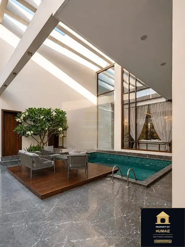 1,000 Sq. Yd. 6-Bedroom Luxury Villa (Private Pool, 6 Bath, Residence 16) in Zone A For Sale in DHA Phase 8 Karachi — Photograph 5