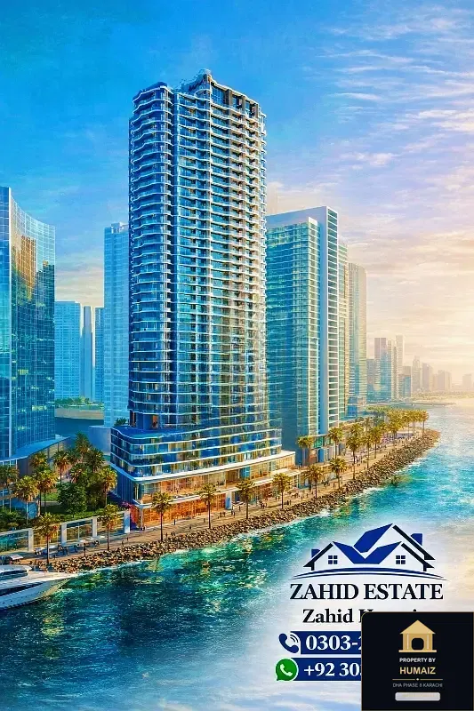 3-Bedroom Luxury Apartment (Sea Facing, 3 Bath, Suite 21) at HMR Waterfront For Sale in DHA Phase 8 Karachi — Photograph 7
