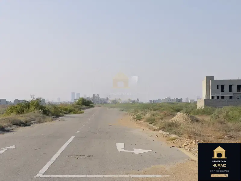 500 Sq. Yd. Residential Plot (West Open, Parcel 27) in Zone E For Sale in DHA Phase 8 Karachi — Property by Humaiz Architectural Asset
