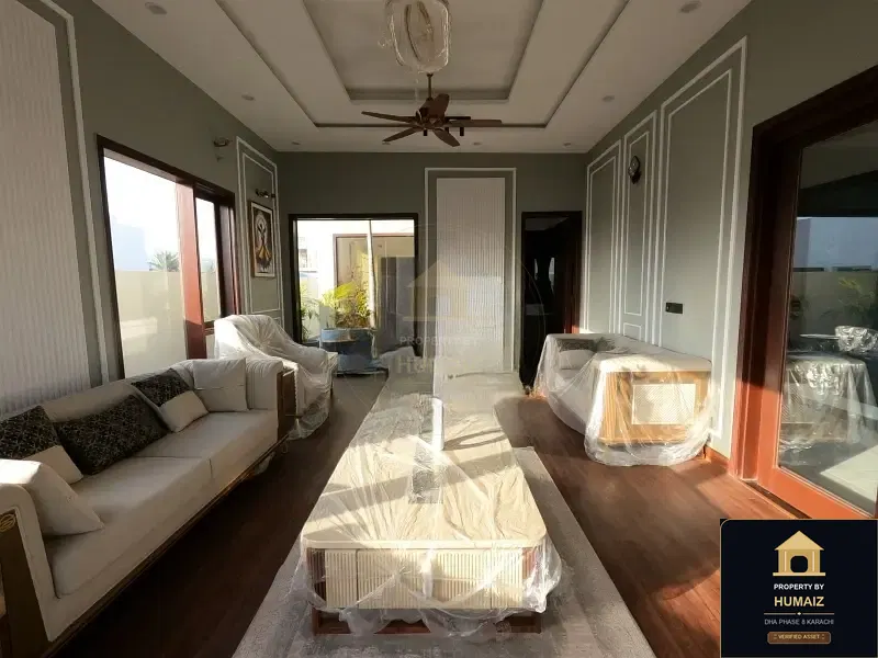 500 Sq. Yd. 6-Bedroom Luxury Villa (West Open, 6 Bath, Residence 7) in Khayaban-e-Shujaat For Sale in DHA Phase 8 Karachi — Photograph 2