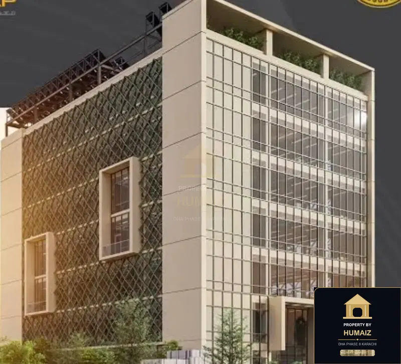89 Sq. Yd. Commercial Retail Shop in Khayaban-e-Shaheen For Sale in DHA Phase 8 Karachi — Property by Humaiz Architectural Asset