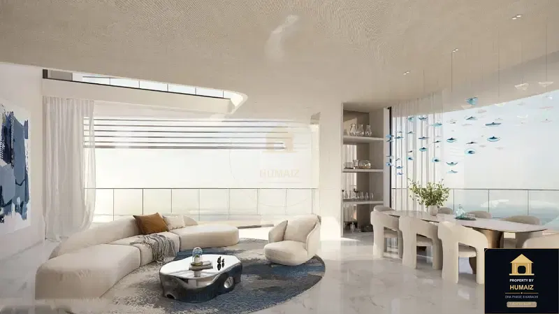 3-Bedroom Luxury Apartment (Sea Facing, 3 Bath, Suite 14) at HMR Waterfront For Sale in DHA Phase 8 Karachi — Photograph 4