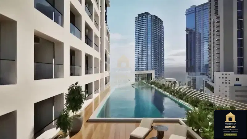 3-Bedroom Luxury Apartment (Sea Facing, 3 Bath, Suite 45) at HMR Waterfront For Sale in DHA Phase 8 Karachi — Photograph 4