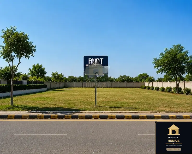 2,000 Sq. Yd. Residential Plot (Corner, Parcel 6) in Zone E For Sale in DHA Phase 8 Karachi — Property by Humaiz Architectural Asset