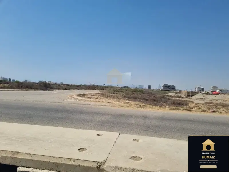 1,000 Sq. Yd. Residential Plot (Sea Facing, Parcel 19) in Zone A For Sale in DHA Phase 8 Karachi — Property by Humaiz Architectural Asset