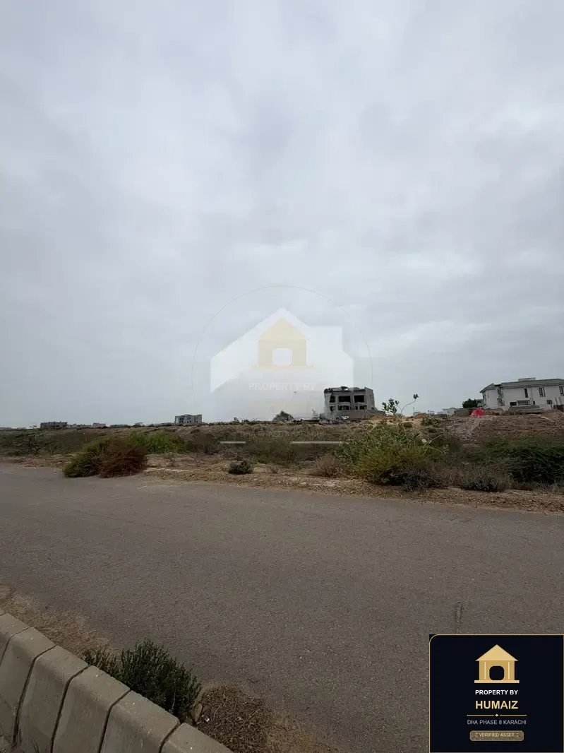 500 Sq. Yd. Residential Plot (West Open, Parcel 4) on Khayaban-e-Ghalib For Sale in DHA Phase 8 Karachi — Property by Humaiz Architectural Asset