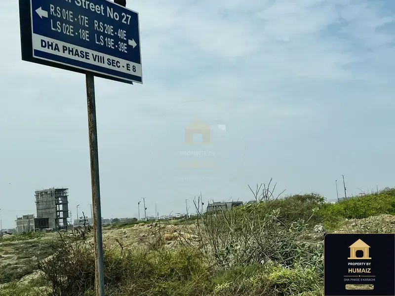1,000 Sq. Yd. Residential Plot (Parcel 2) in Zone E For Sale in DHA Phase 8 Karachi — Photograph 2